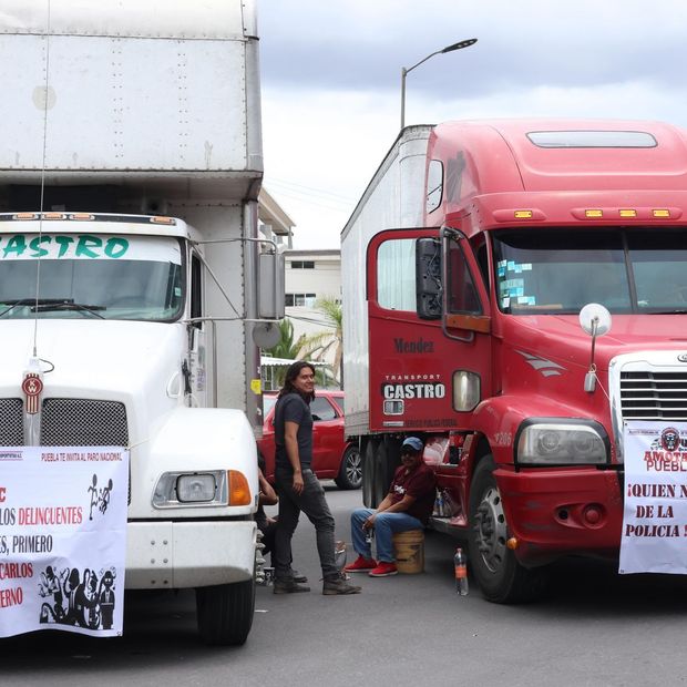 transportistas en Puebla